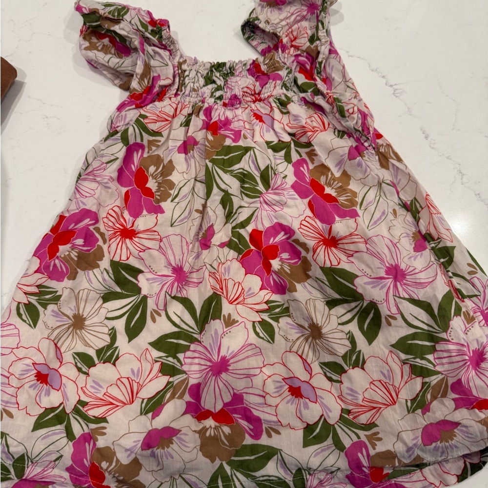 BABY GAP Floral Sleeveless Dress